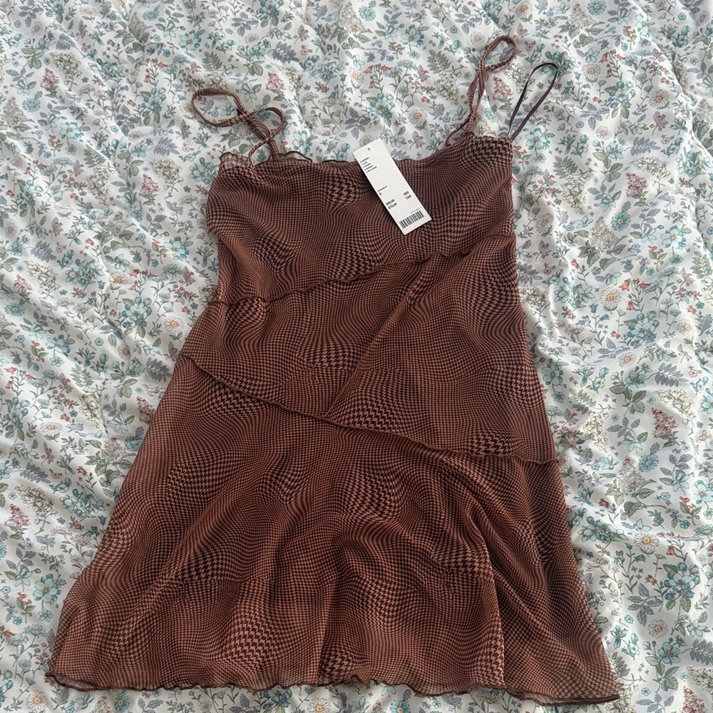 Urban Outfitters Brown Patterned Camisole